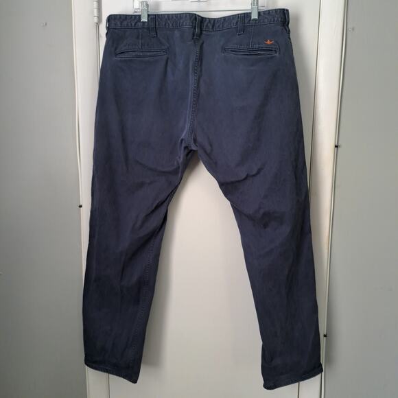 Dockers Casual Athletic Fit Navy Pants Men's 40 x 32 - Picture 2 of 9